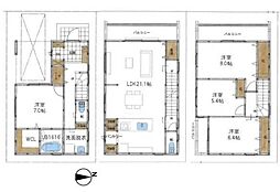 物件画像 摂津市東別府4丁目　新築戸建