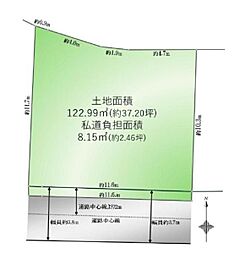 物件画像 吹田市泉町2丁目　建築条件無し　売り土地