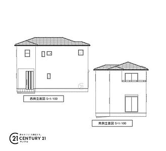 外観:2号棟の立面図になります♪外観パース作成中です! 外観:2号棟の立面図になります♪外観パース作成中です!
