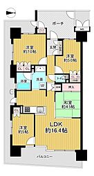 クレアガーデン伏見桃山 4LDKの間取図画像