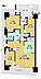 間取り：4LDKのひろびろとした間取りです。最上階ならではの開放的な2面バルコニーから眺望と片側のみ隣戸と接するため上階、お隣からの騒音がない静かな住環境です。