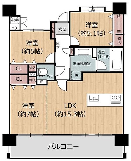 ※図面と現況が異なる場合は現況を優先させていただきます。