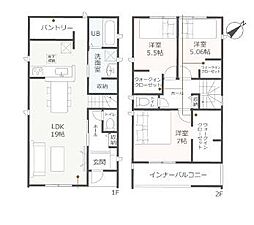 物件画像 豊川市伊奈町新屋　58期　全3棟　2号棟