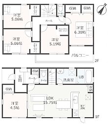 物件画像 豊川市小坂井58期　新築　全2棟　1号棟