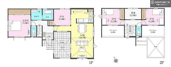 間取りを拡大表示