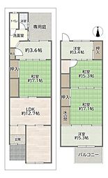 JR東海道・山陽本線 塚本駅 徒歩12分 5LDKの間取り