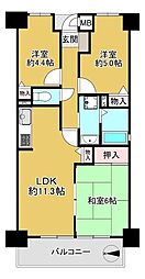 間取図画像 3LDK