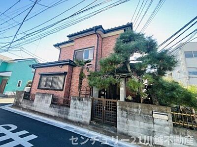 外観：北側道路からの物件全景、現存家屋は売主にて解体し更地渡しです