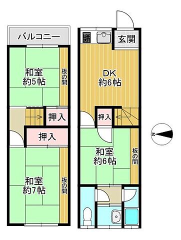 間取り 東大阪市稲田本町1丁目