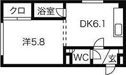 間取図画像 1DK