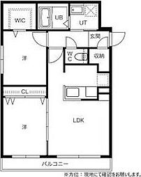グランドサクセスコトニ5 2LDKの間取図画像