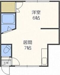 ノースコート 1DKの間取図画像
