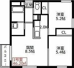 物件の間取り
