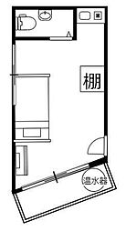 CREDOHOUSE新宿 ワンルームの間取図画像