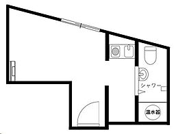 CREDOHOUSE新宿 ワンルームの間取図画像