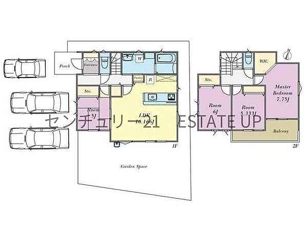 間取りを拡大表示