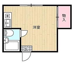 文教大学指定寮センバ&フェニックス ワンルームの間取図画像
