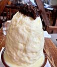 コーヒーの田中まで1028m、しろくま練乳たっぷりで凄く美味しかったすり鉢ギリギリに入ってる練乳食べていたら段々とかき氷に吸い込まれていく感じでした。