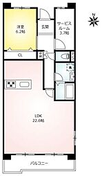 間取図画像 1SLDK