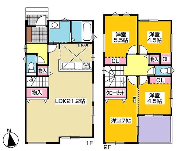 間取りを拡大表示