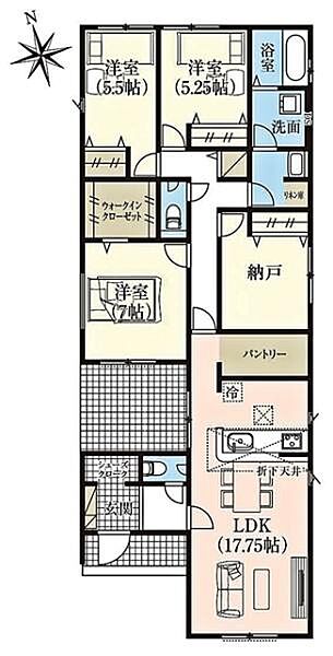 間取りを拡大表示