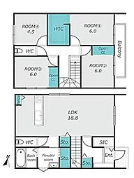 豊田市平戸橋町 新築戸建 全2棟 A棟