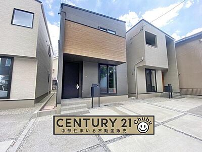 外観：岡崎市【筒針町】全3棟の新築分譲住宅！いつでもご内覧可能です！平日夜やお仕事終わりのご内覧も大歓迎！ご内覧は「中部住まいる不動産販売」まで、お気軽にお問い合わせください！