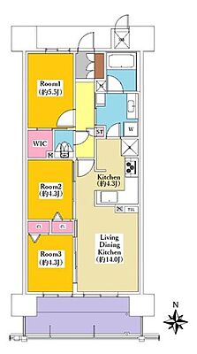 間取り リコット岡崎羽根 4階/-