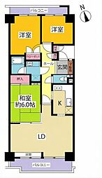 間取図画像 3LDK
