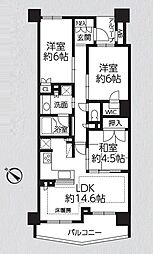 リストレジデンス茅ヶ崎海岸 3LDKの間取図画像