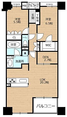 間取り エスコート姫路ザ・レジデンス 3階/-