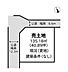 区画図：角地に位置し幅員の広い公道に面した売土地です。建築条件がなく自由なプランニングが可能です。現況は更地で敷地面積は135.18平米（40.89坪）となっています。