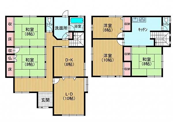 間取りを拡大表示