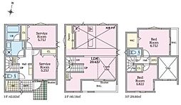 1号棟神奈川区新築戸建 LDK20帖以上 パントリー