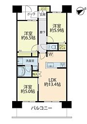 間取図画像 3LDK