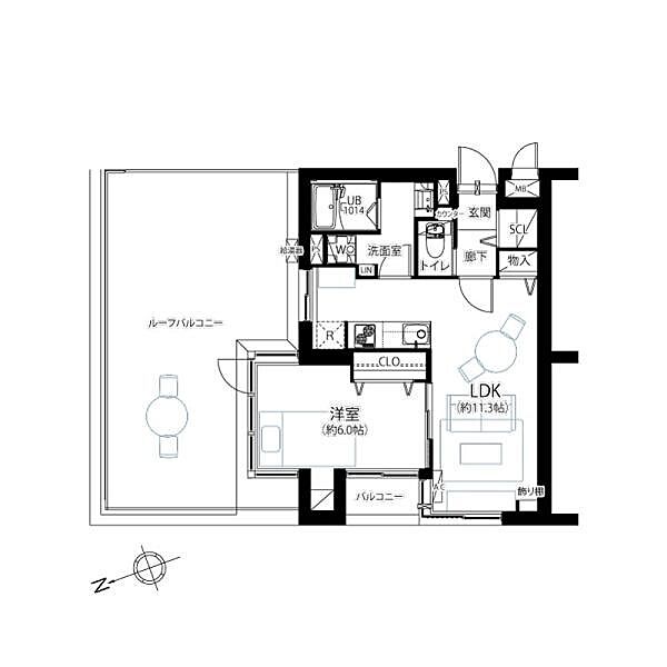 間取りを拡大表示