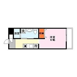 GLANZHAUS 1Kの間取図画像