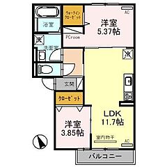 物件の間取り