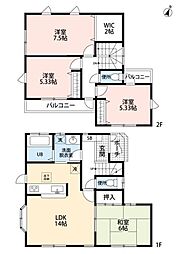 北本中央　中古戸建　床暖房×天窓付リビング