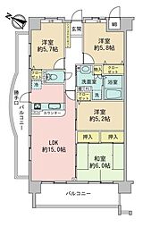 ベルセゾン高陽 4LDKの間取図画像