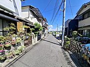 前面道路です。