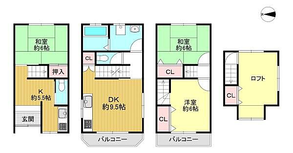 間取りを拡大表示