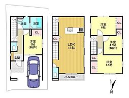 京都市営烏丸線 鞍馬口駅 徒歩21分