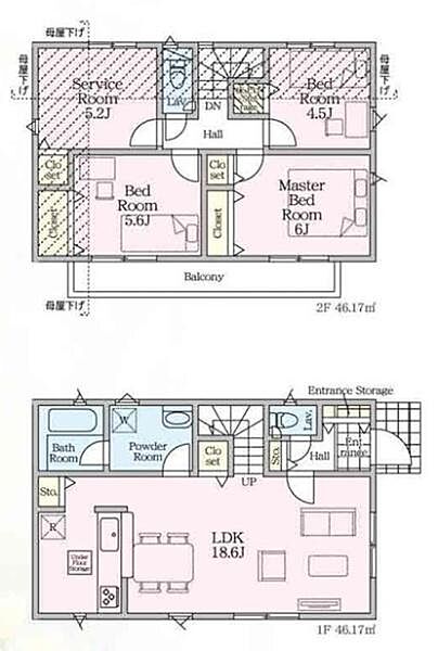 間取りを拡大表示