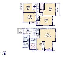 リーブルガーデン 武蔵村山市大南1丁目 新築 全3棟 3号棟