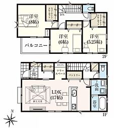 グラファーレ 東大和市南街3丁目 新築 全2棟 1号棟
