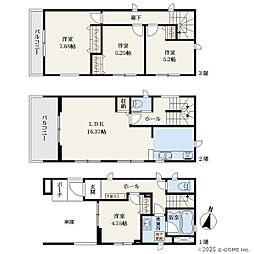 茅ヶ崎市松尾 新築戸建全2棟 1号棟