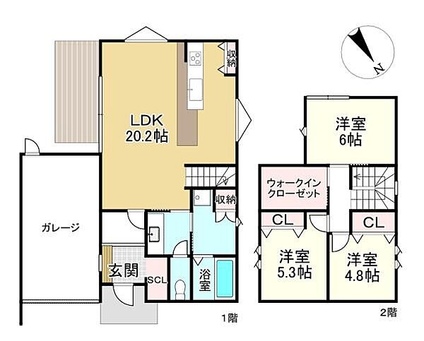 間取りを拡大表示