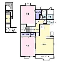 ポートアルモニー A 201号室 ｜ 茨城県ひたちなか市湊中央（賃貸アパート2LDK・2階・59.28㎡） その2