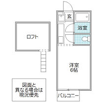 ジュネッセ松が丘 B棟 202号室 ｜ 茨城県水戸市松が丘（賃貸アパート1R・2階・17.39㎡） その2